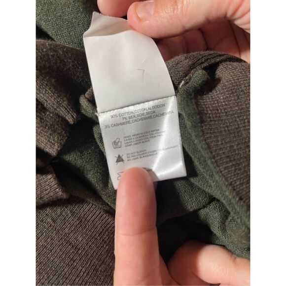 Joseph Abbound Mens V-Neck Sweater Forrest Green Large NWT - Picture 2 of 6